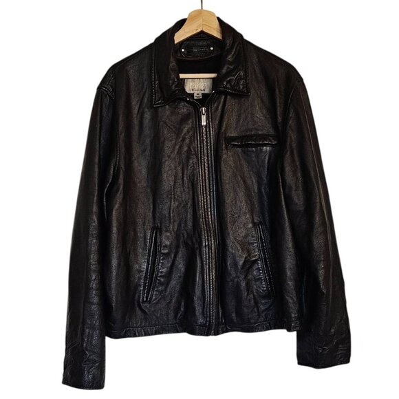 Wilson leather M. Julian biker jacket Medium black - Picture 1 of 16